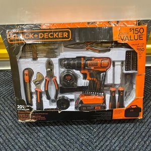 Black + Decker 20v Lithium 68pc Project
